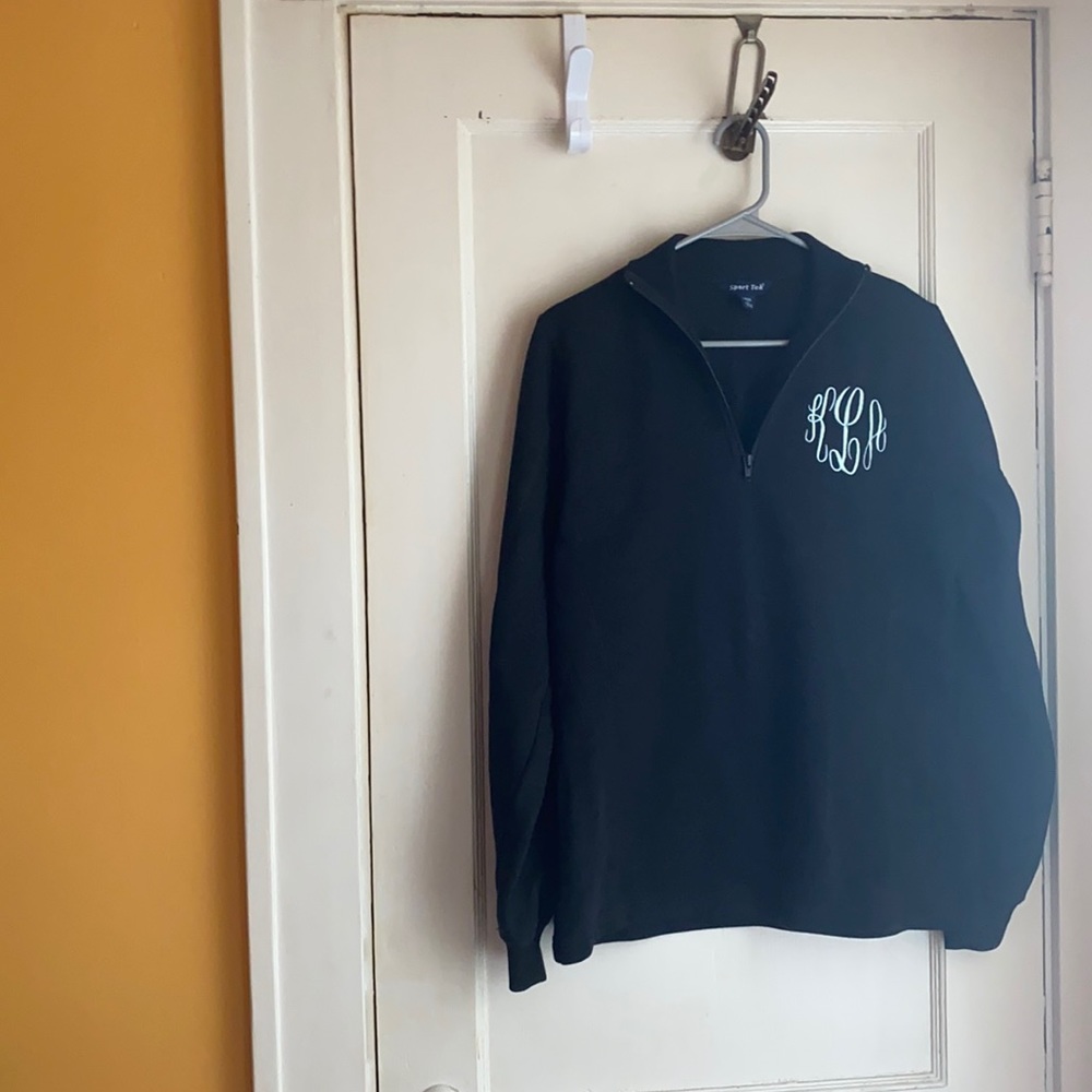 KLA Monogrammed Quarter Zip